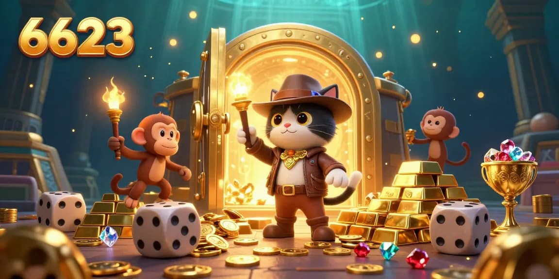 Activate jackpot excitement at Galaxy 6623 with treasure and dazzling gems.