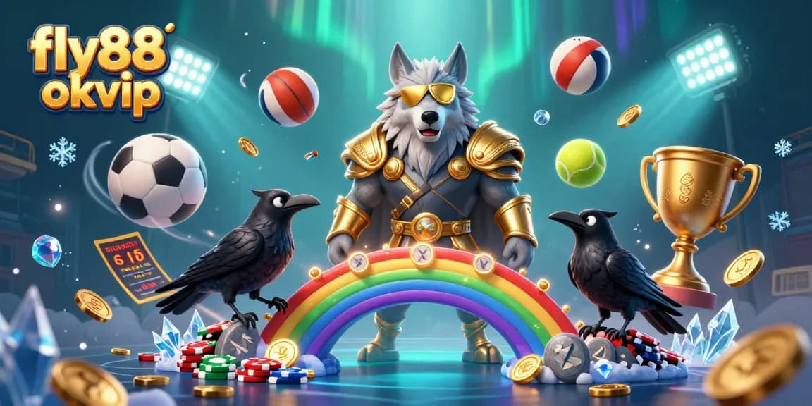 Experience winning gameplay with fly88 okvip, featuring rich casino elements in a vibrant, dynamic scene.