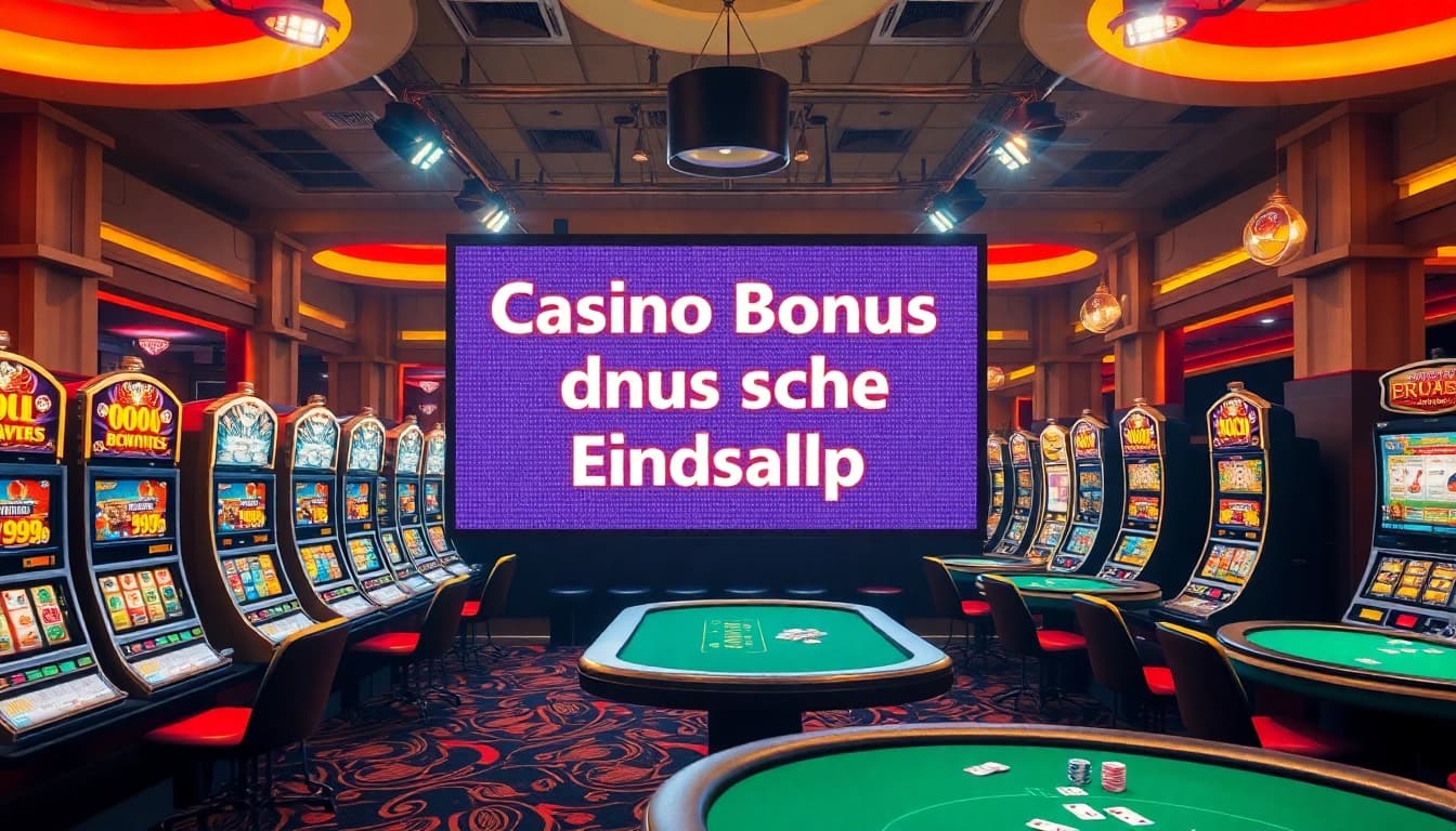 Experience the excitement of casino bonus ohne einzahlung deutschland with vibrant slot machines and engaging games.