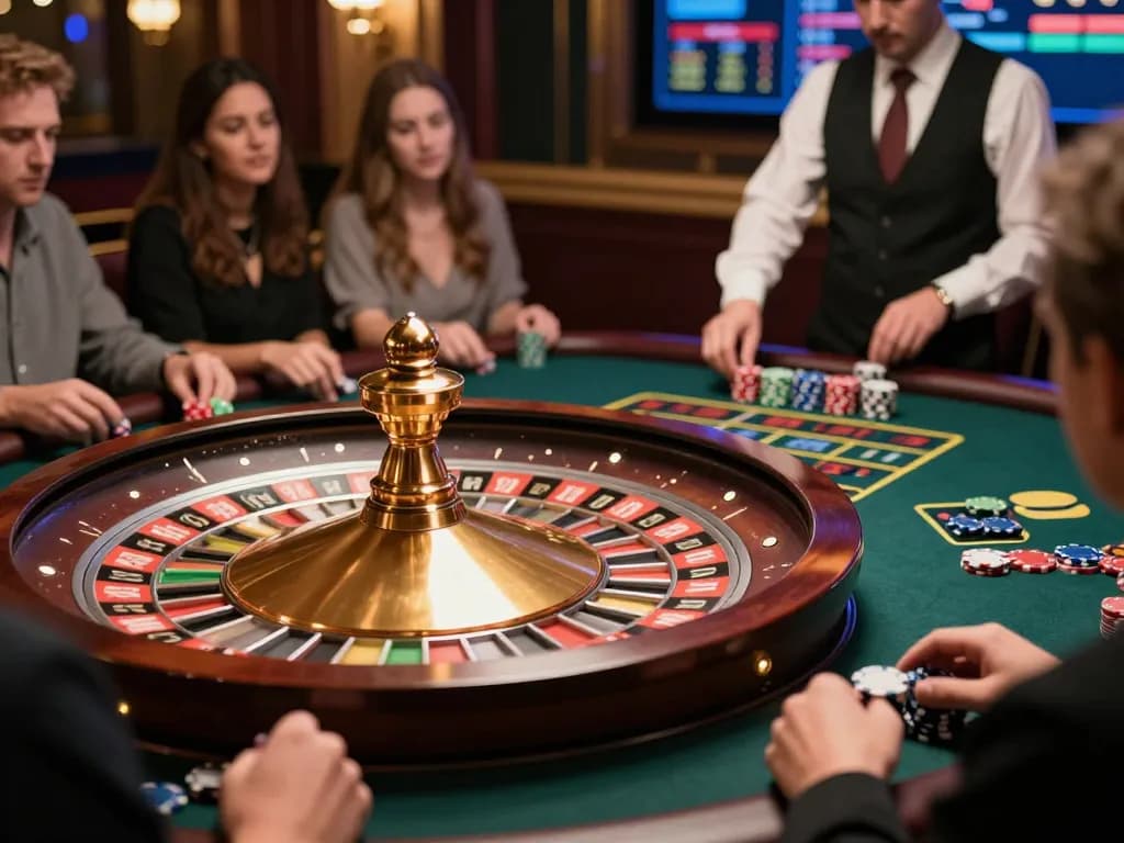 Engaging players at a live dealer game as they interact with GG88 Link for real-time gaming excitement