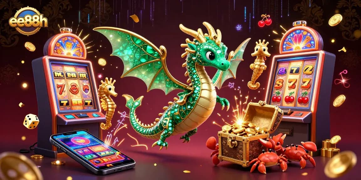 Experience the thrill at ee88h with a vibrant sea dragon and exciting slot games.