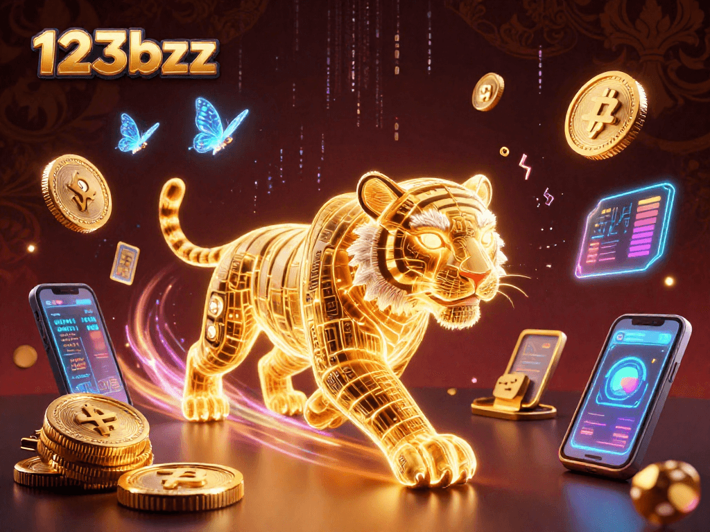 Experience the excitement of 123bzz with our immersive casino illustration featuring high-energy visuals.