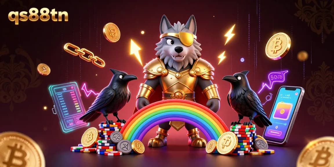 Experience thrilling gameplay with qs88tn's vibrant casino scene featuring Norse mythology characters.