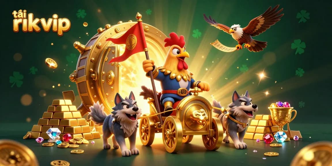 Play tải rik vip to experience a thrilling journey in this dynamic casino illustration.