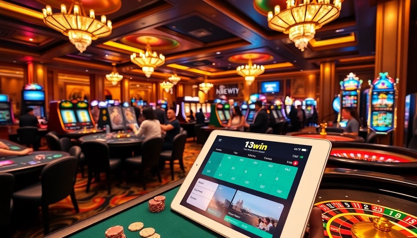 Engage with the thrilling 13win app as players enjoy top casino games in a luxurious setting.