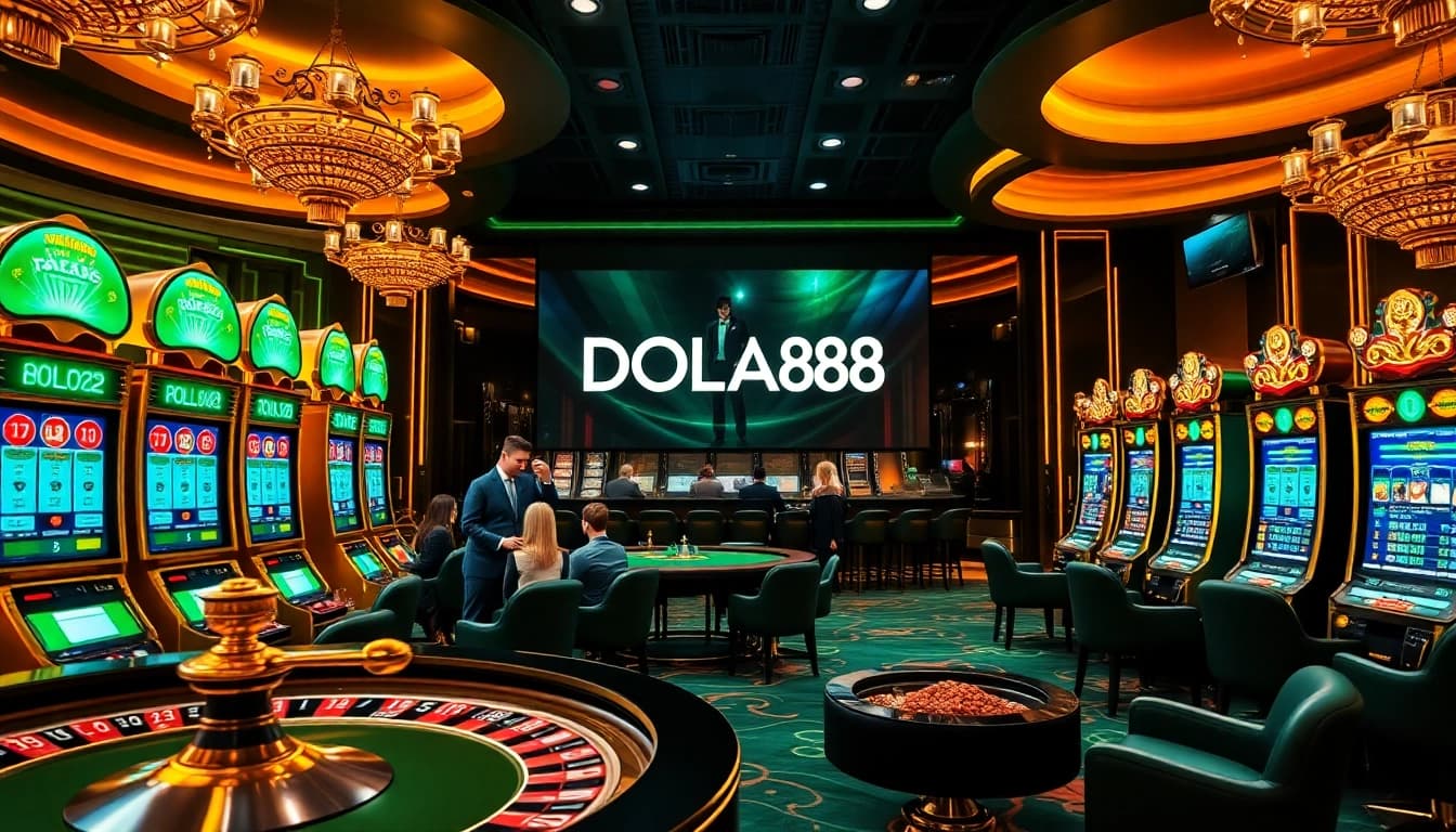 Experience the excitement of online gambling at https://dola88vn.com/ with vibrant casino visuals.