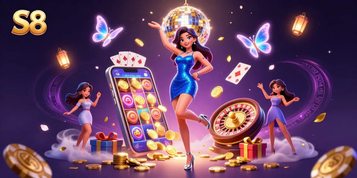 Join the thrilling casino experience at S8, where vibrant slot games and glamorous prizes await!