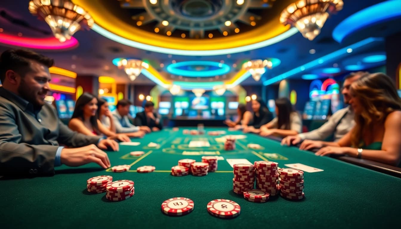 WestAce bietet aufregende Casinospielerlebnisse mit professionellen Spieltischen und glamourösem Ambiente.