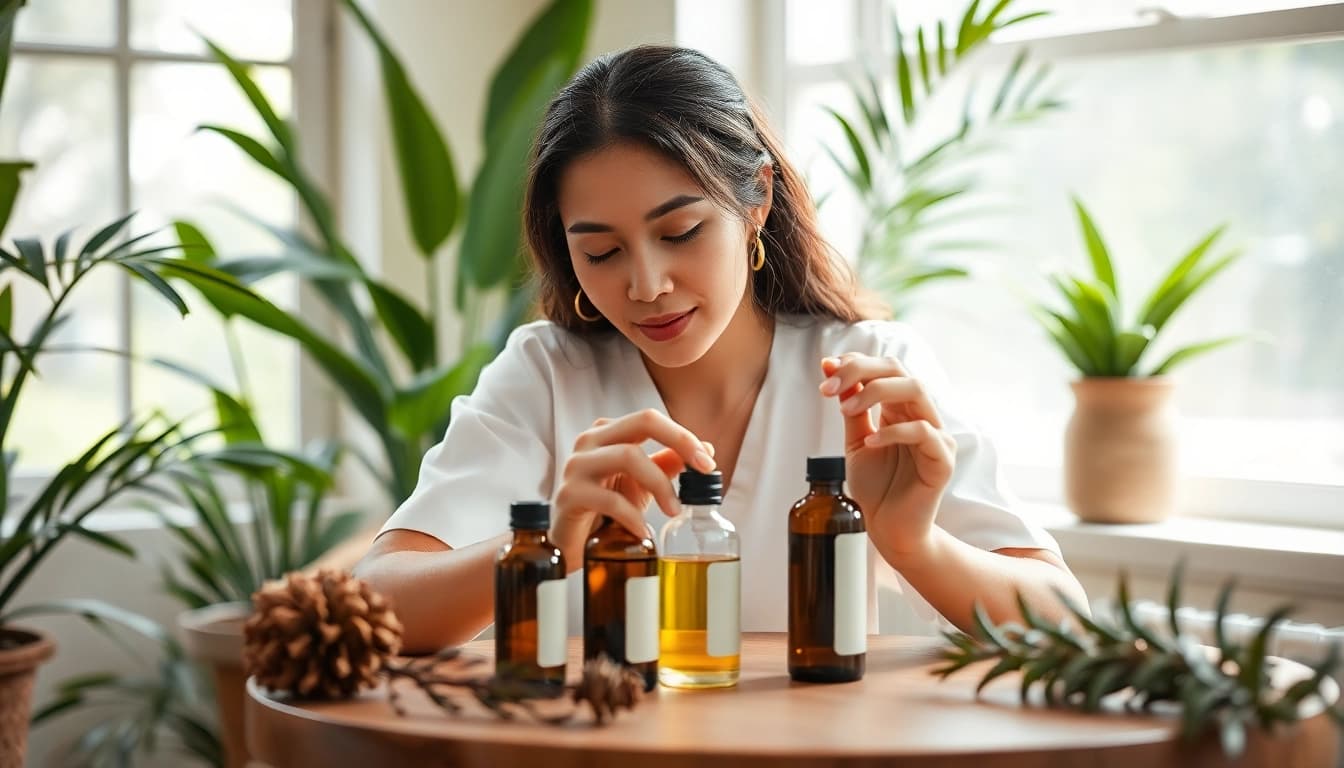 Aktivierung der doTERRA Mitgliedschaft durch hochwertige ätherische Öle in einem entspannenden Spa-Umfeld.