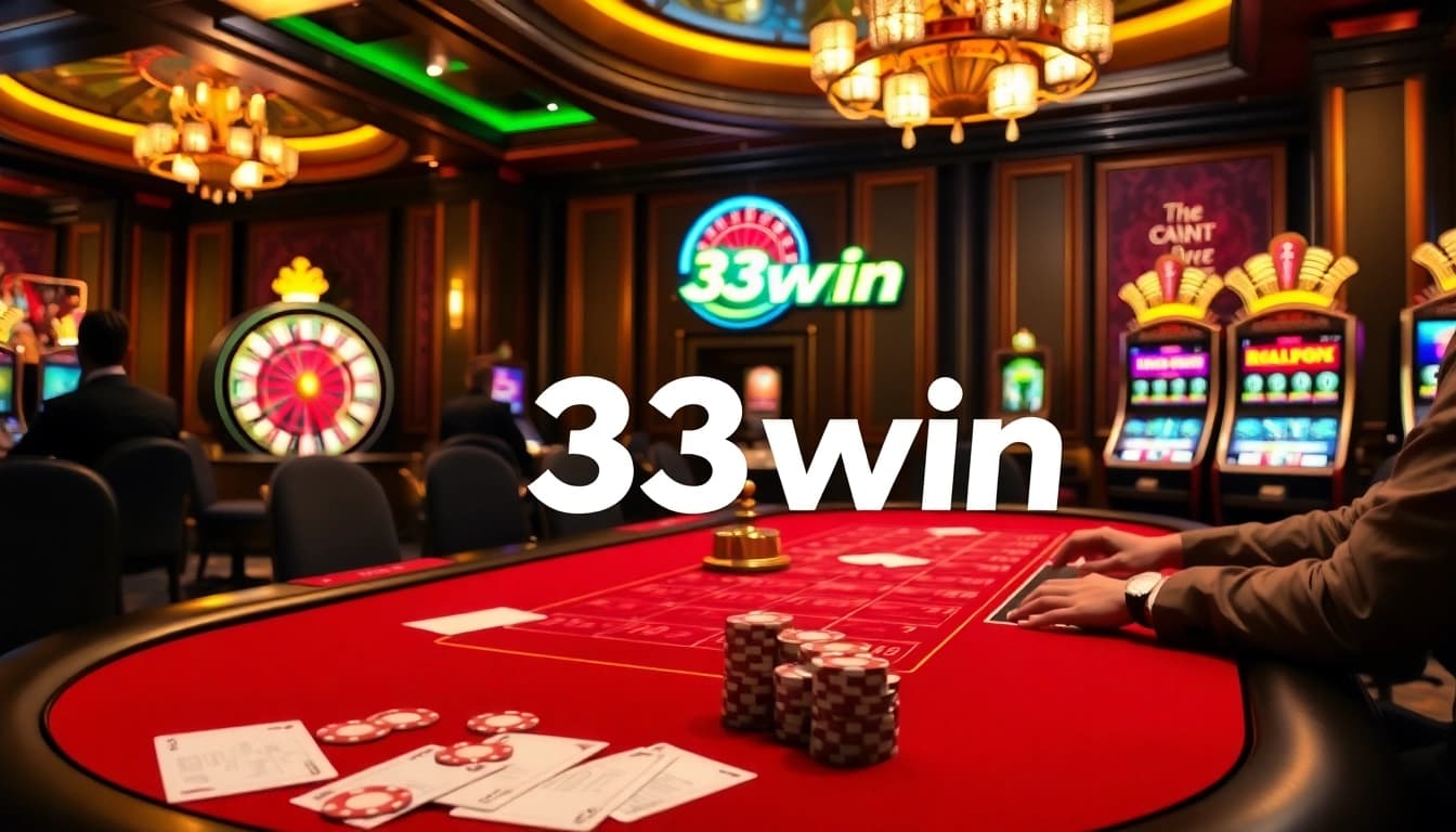 Experience the excitement of 33win with immersive casino games and vibrant poker action.