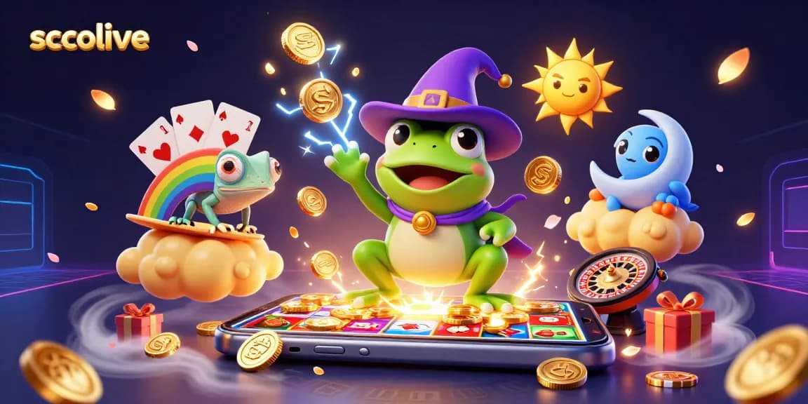 Socolive streams a vibrant casino experience with golden coins and dynamic game elements.