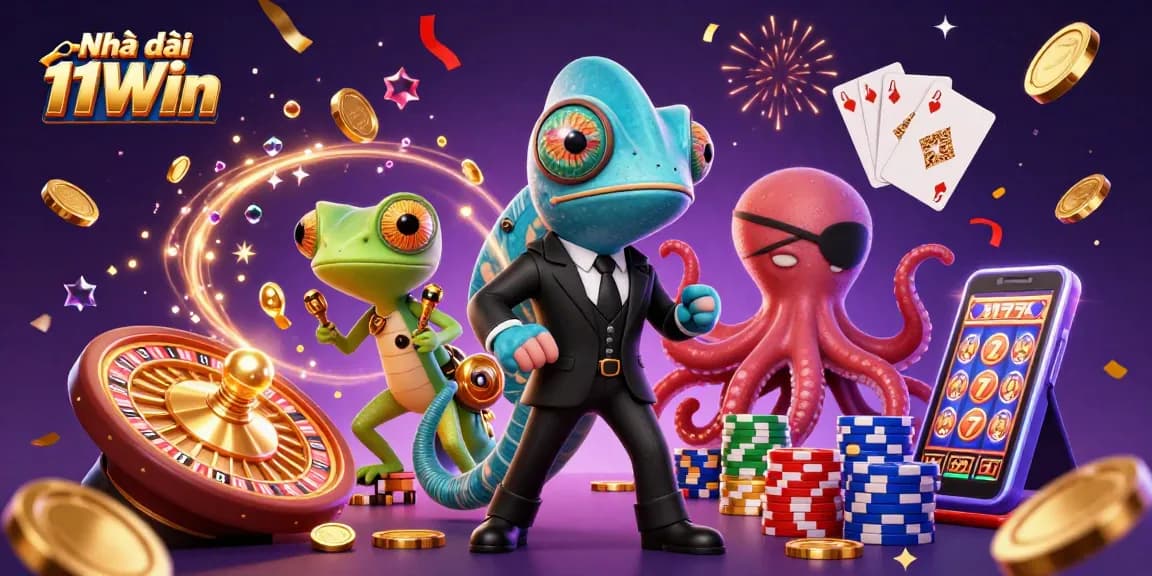 Experience the thrill at Nhà cái 11Win with vibrant games, secret agents, and dazzling rewards.