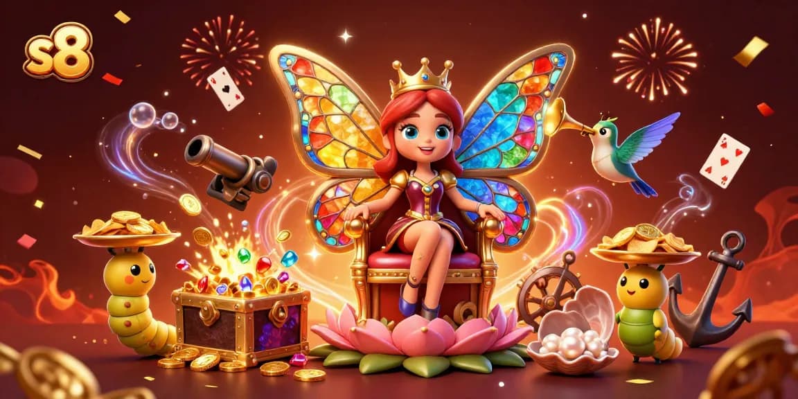 Engage with thrilling games at s8, featuring stunning colorful characters and casino treasures.