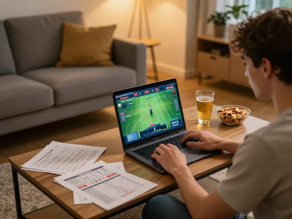 Experience thrilling sports betting while exploring the LLwin center from a cozy home setup, as strategies unfold.