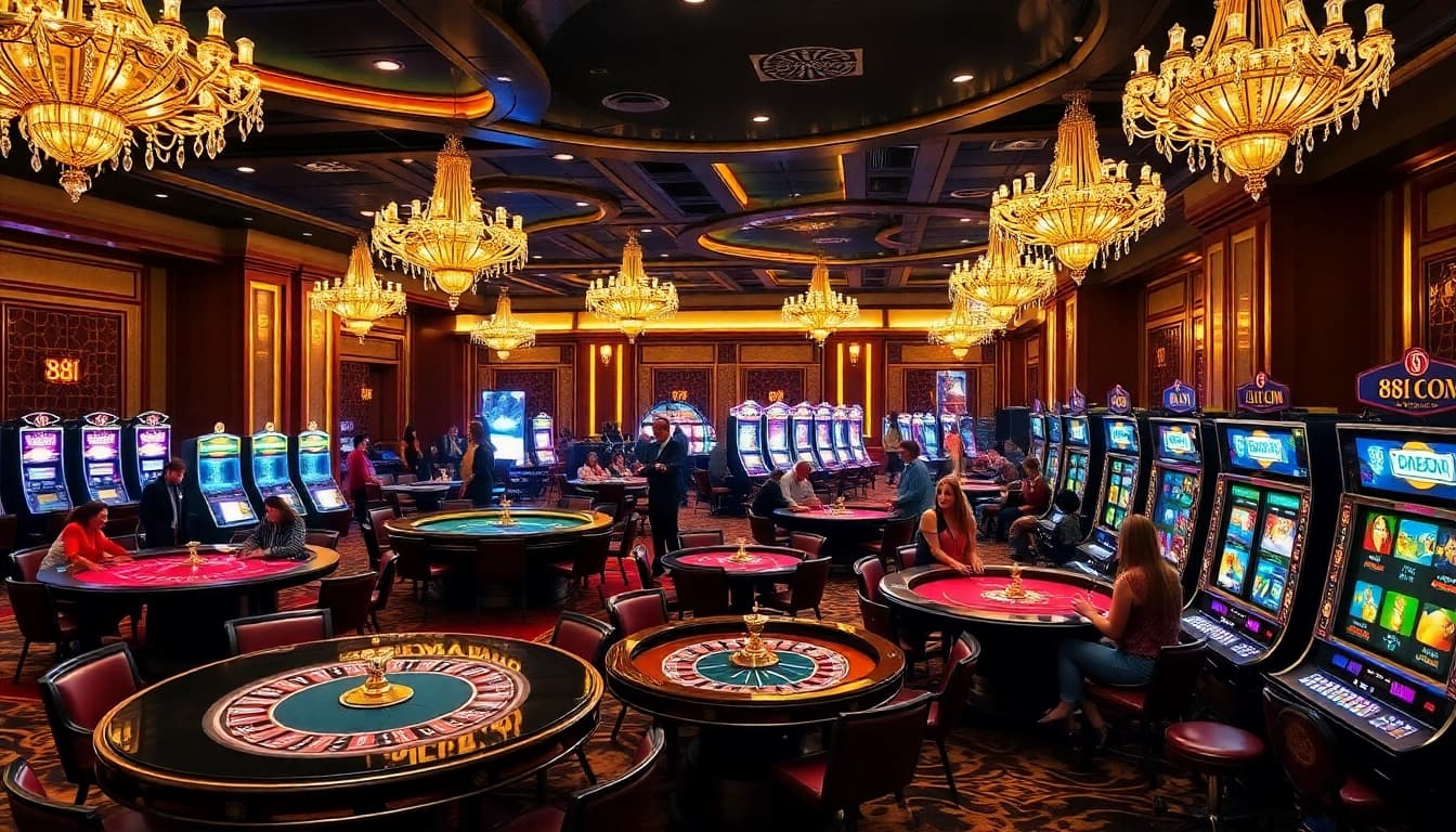 Betting excitement in a vibrant casino scene inspired by 88i com.