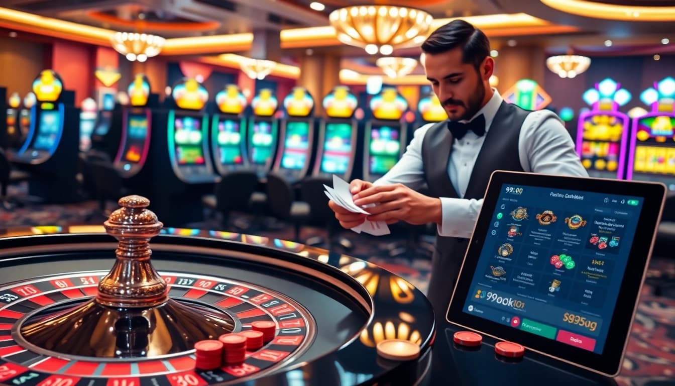 Experience gaming excitement at 99ok.co.im with vibrant casino elements and online betting action.