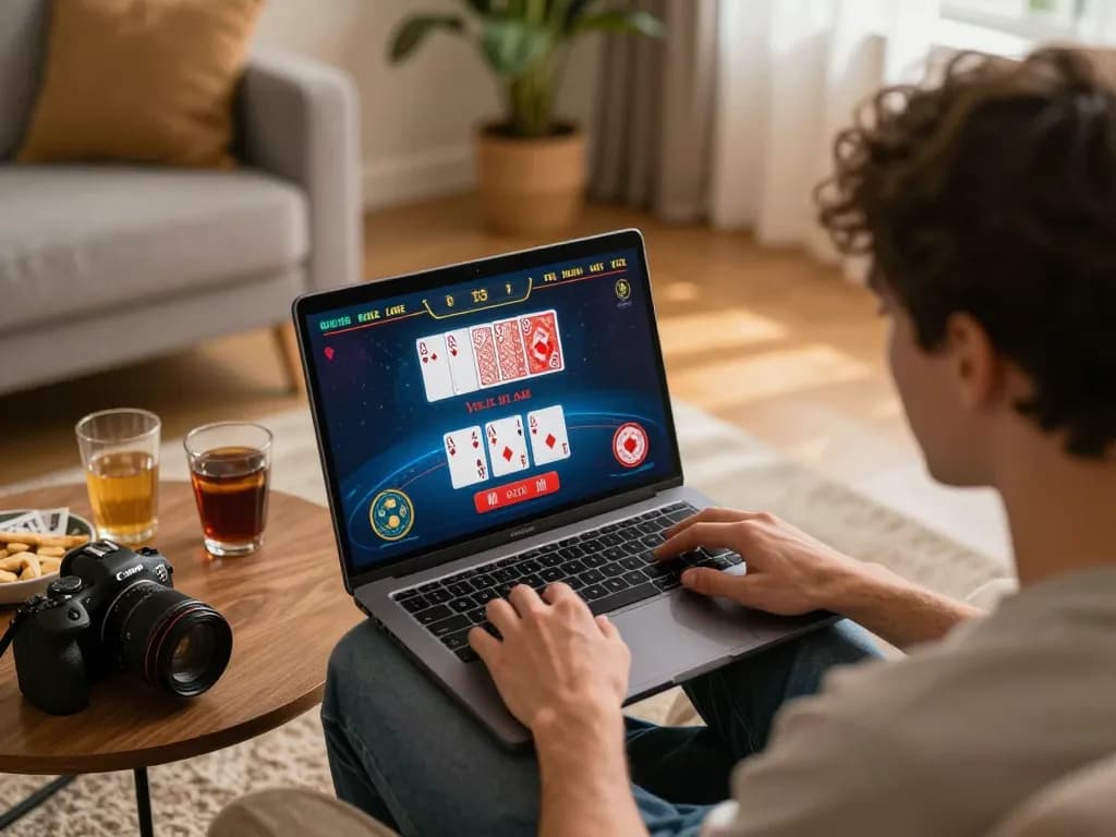 Engage in PP9Win Login while enjoying a live dealer blackjack session online from home.