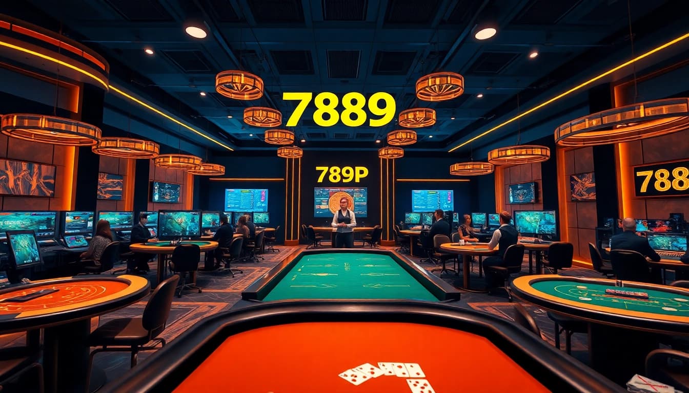 Engaging scene of 789P trang chủ with vibrant online gaming atmosphere.