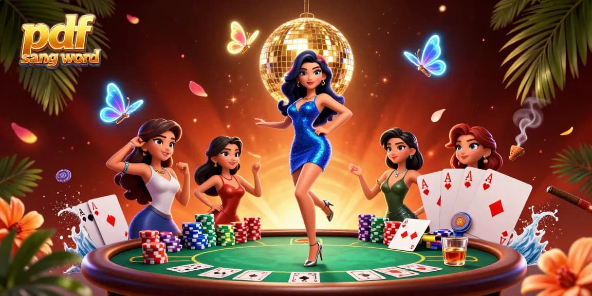 Convert your files seamlessly with pdf sang word, showcasing detailed gambling scene.