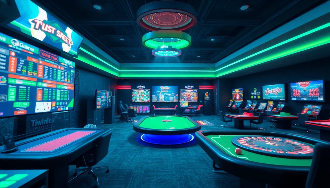 Twin68 online gaming platform showcasing dynamic games and user-friendly interface.