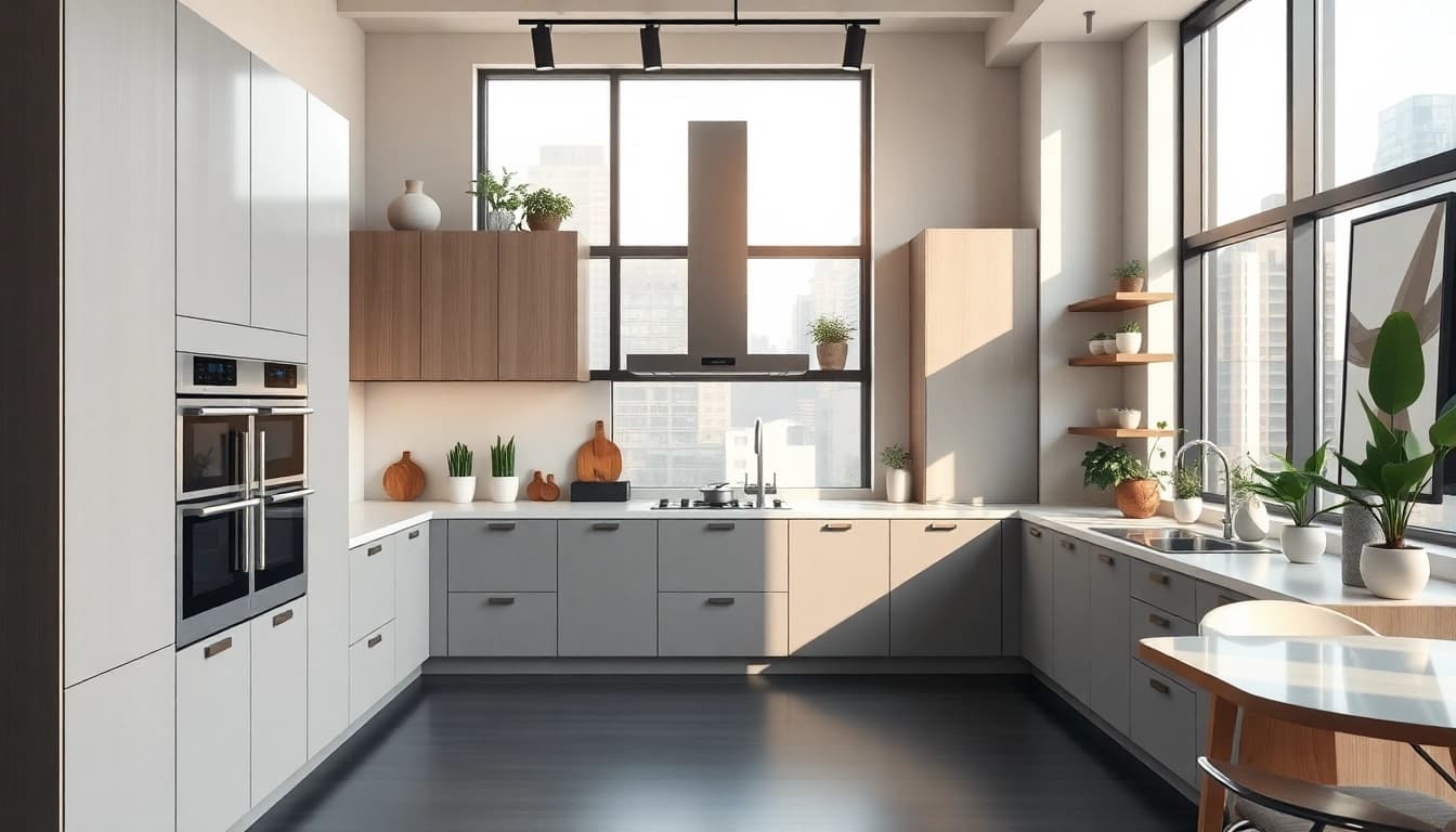 Küchenstudio in Frankfurt am Main mit modernem, eleganten Küchendesign und durchdachter Einrichtung.