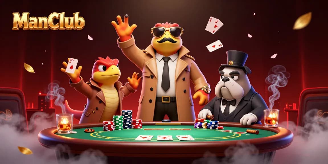 Join the thrilling ManClub casino action as raptors attempt a VIP entry, showcasing poker excitement.