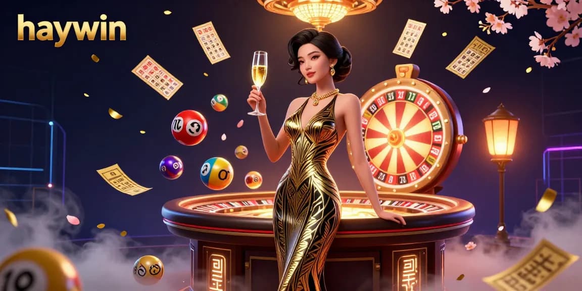 Experience thrilling casino fun with haywin's vibrant games, featuring colorful balls and energizing elements.