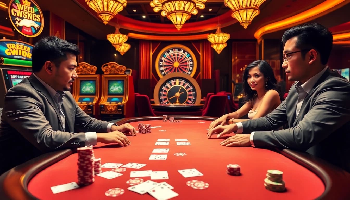Experience thrilling gameplay at https://3win.city/ with an exciting poker table and casino ambiance.