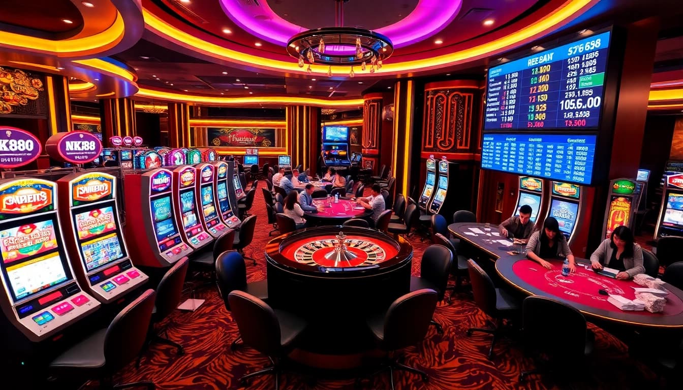Experience the excitement of NK88 with vibrant casino games and luxurious designs.