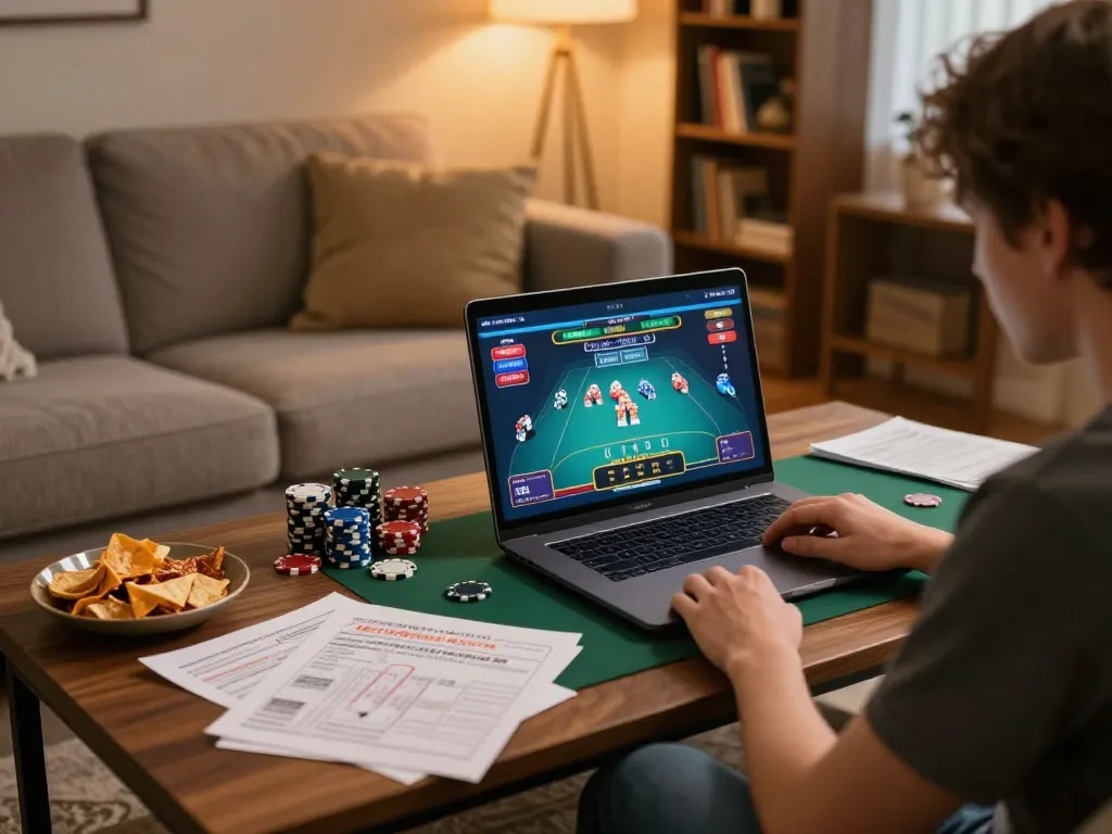 Experience live dealer poker action at https://rr88.center/ from a cozy home setting with friendly atmosphere