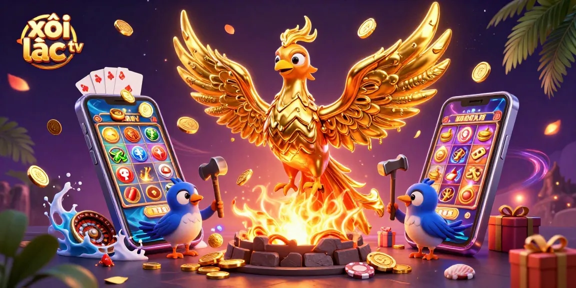 Engage with xôi lạc tv and experience thrilling live casino action featuring a molten golden phoenix.