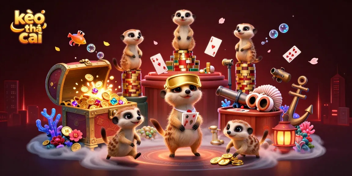 Engage with kèo nhà cái through thrilling casino operations featuring meerkat dealers and dynamic game elements.
