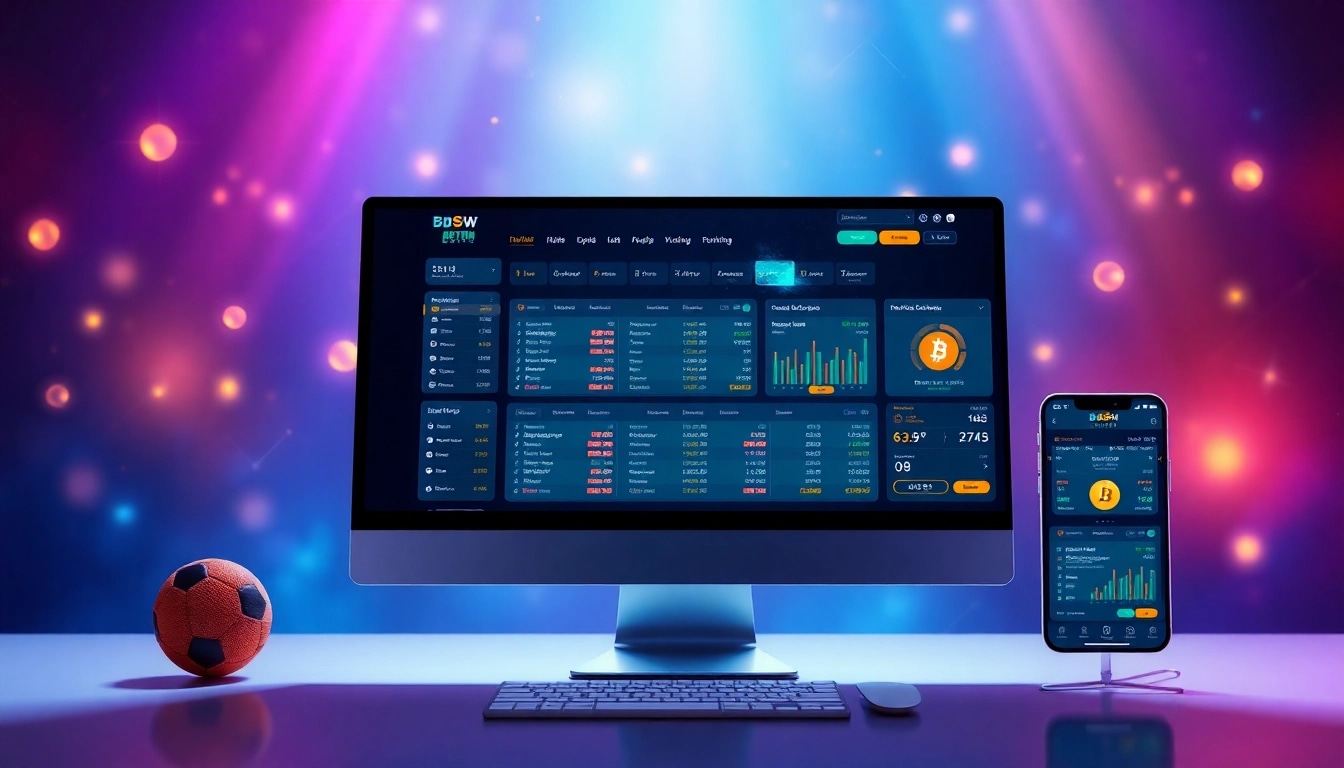 Discover a user-friendly Bitcoin betting website interface designed for seamless sports betting.