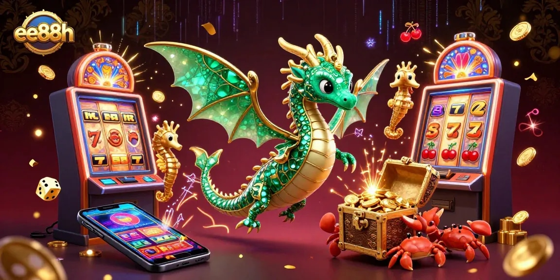 Experience the thrill at ee88h with a vibrant sea dragon and exciting slot games.