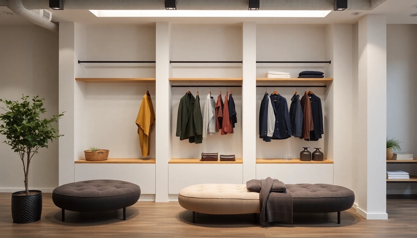 Kleiderbügel Großhändler showcasing diverse styles of quality hangers for retail settings.
