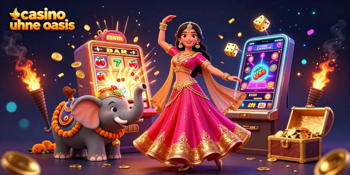 Experience the thrill at casino ohne oasis with vibrant scenes and action-packed slot machines.