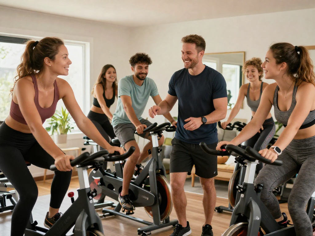 Hochwertiges Wenoker Heimtrainer Fahrrad vom Sparfuchs365 Portal - zuverlässige Community-Dienstleistungen für Fitness und Gesundheit.