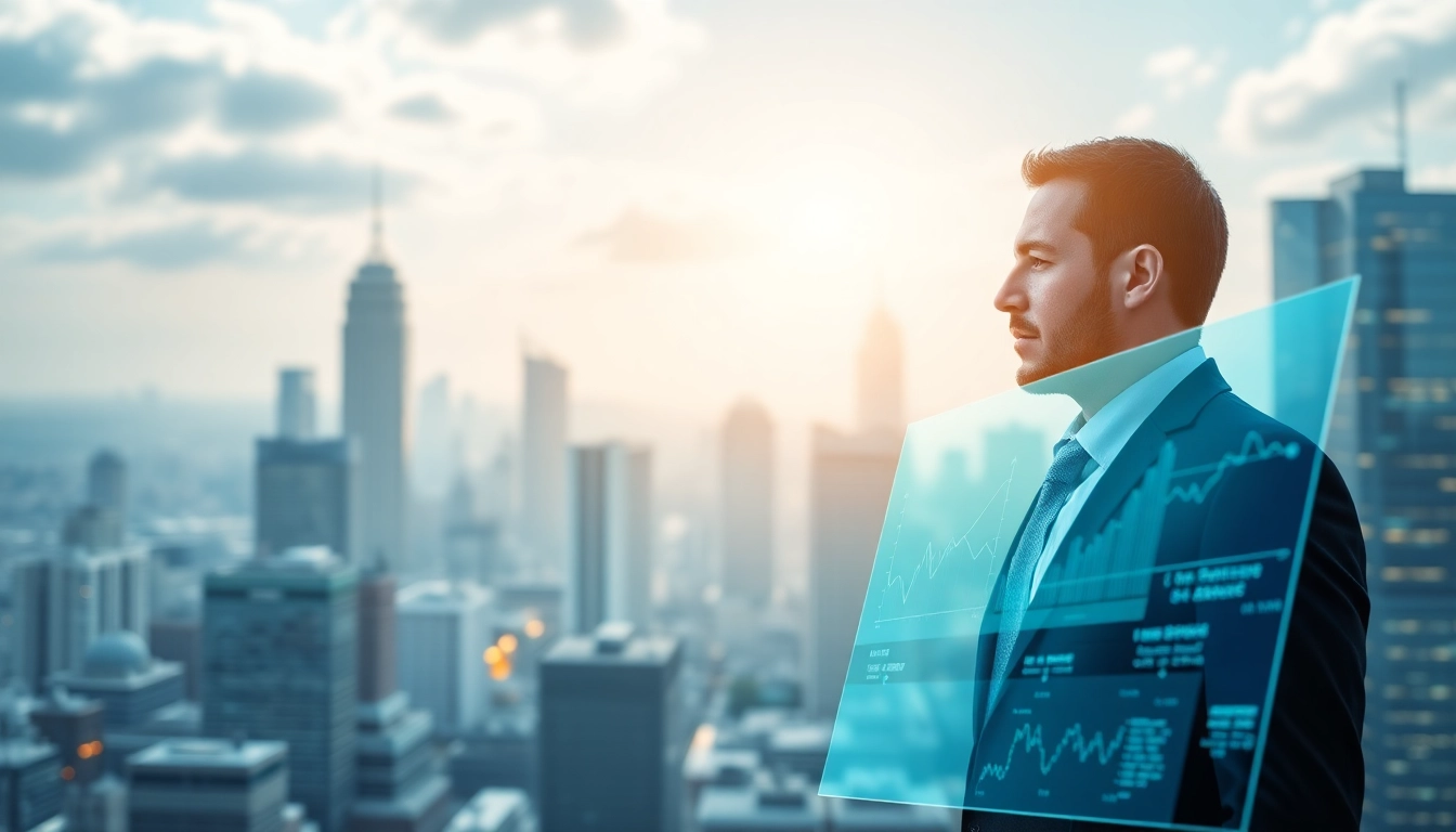 Actualité de la finance décentralisée sur une personne analysant des données financières innovantes.
