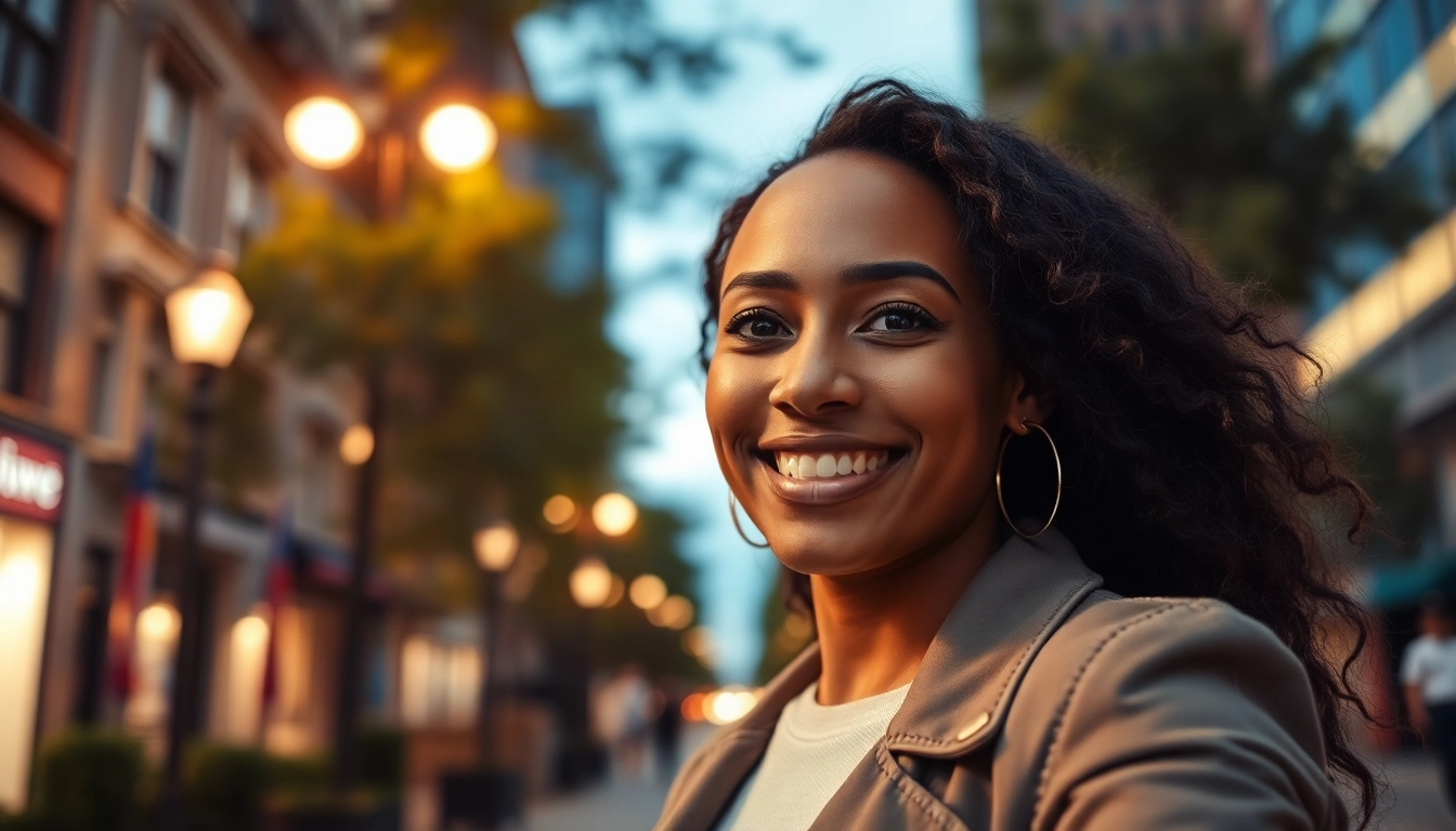 Dating fotograf für tinder bilder in urban setting, capturing confidence and style.