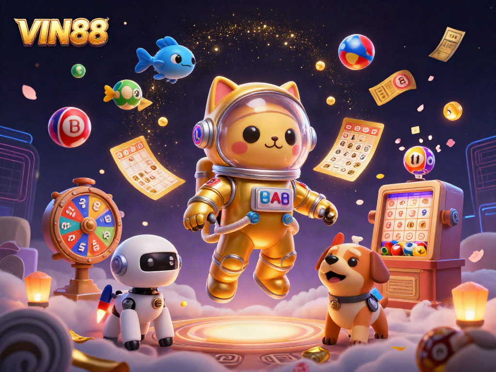 Experience thrilling wins at VIN88 with captivating games and immersive visuals in a vibrant space