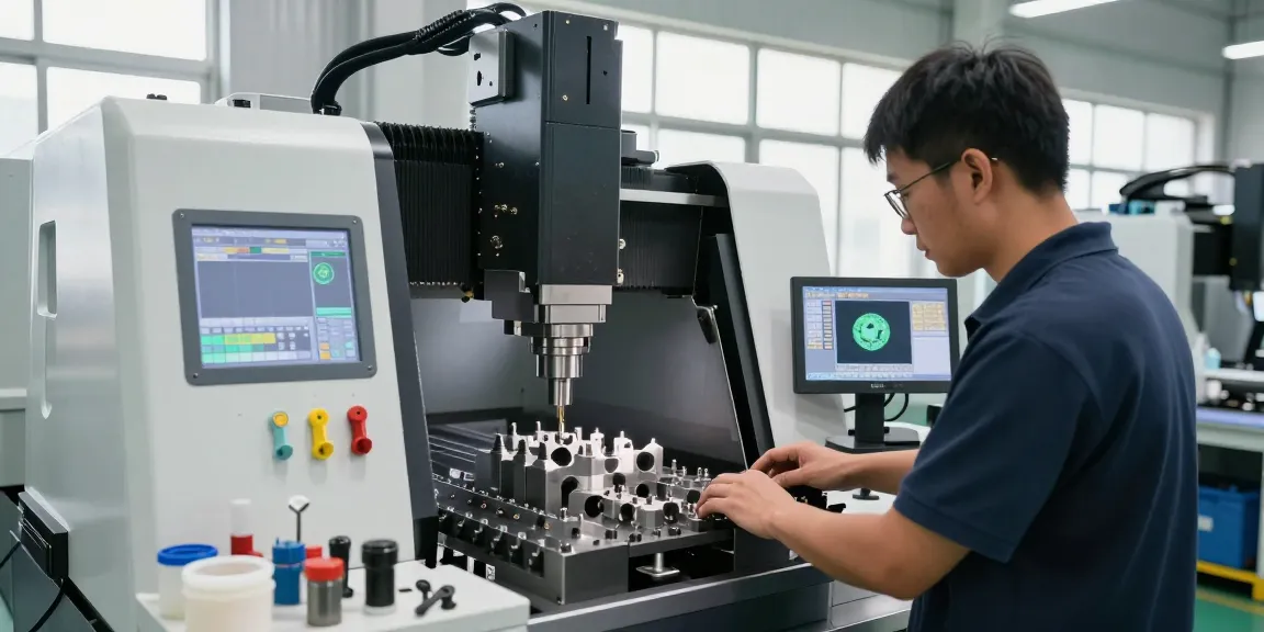 CNC-Bearbeitung mit höchster Präzision in der modernen Fertigungswerkstatt.