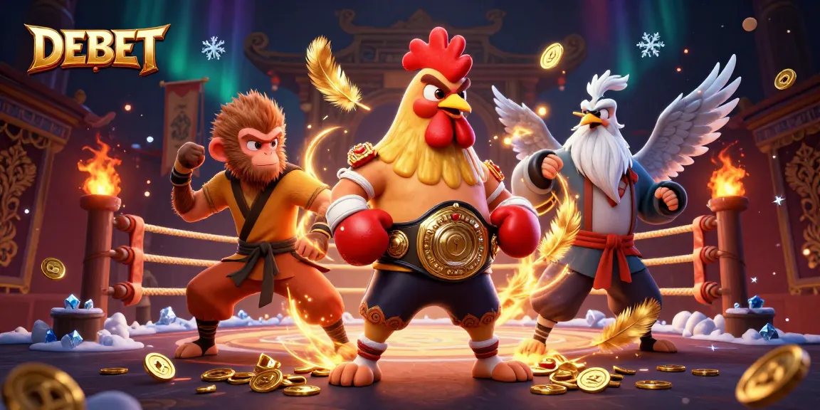 Engage in DEBET's vibrant betting scene with dynamic characters and dazzling casino elements