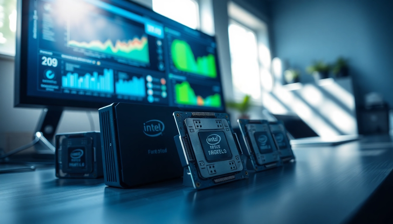 Prozessor Vergleich: Hochwertige CPU-Modelle in einem modernen technischen Umfeld
