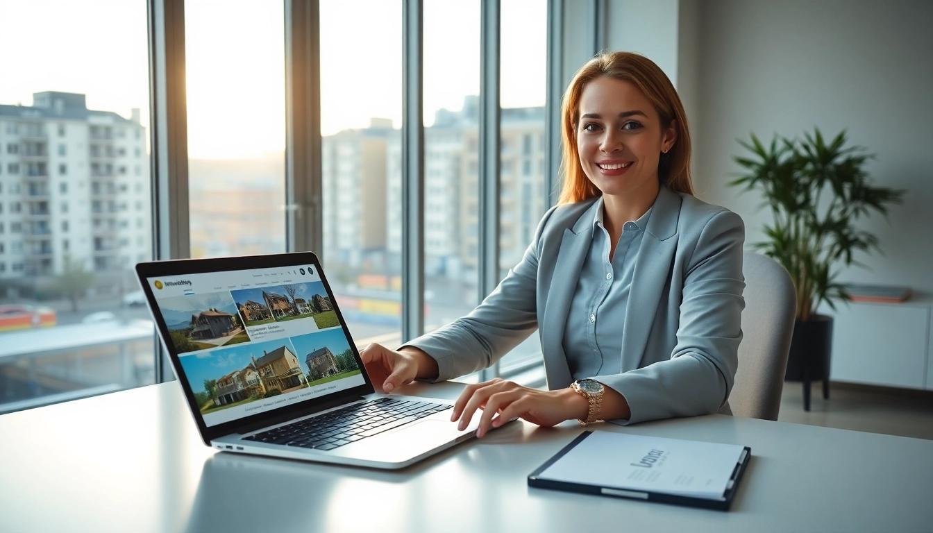 Immobilien Deutschland offers diverse real estate listings and expert insights in a welcoming office.