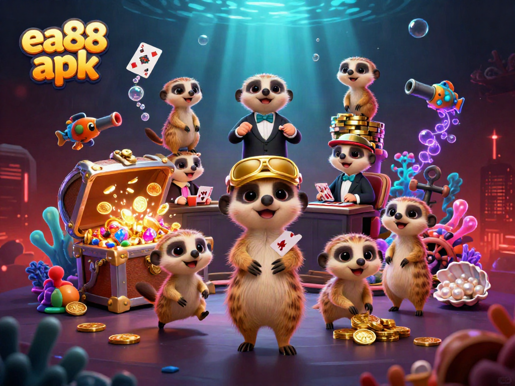 Experience the engaging world of ea88 apk with playful meerkats running a dynamic casino.