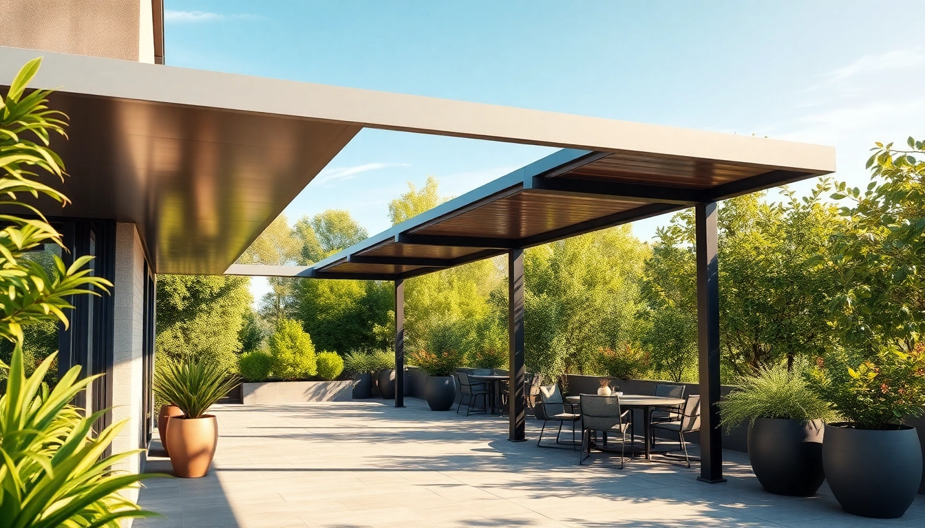 Terrassenüberdachung Krefeld mit modernem Design und einladender Atmosphäre im Freien.
