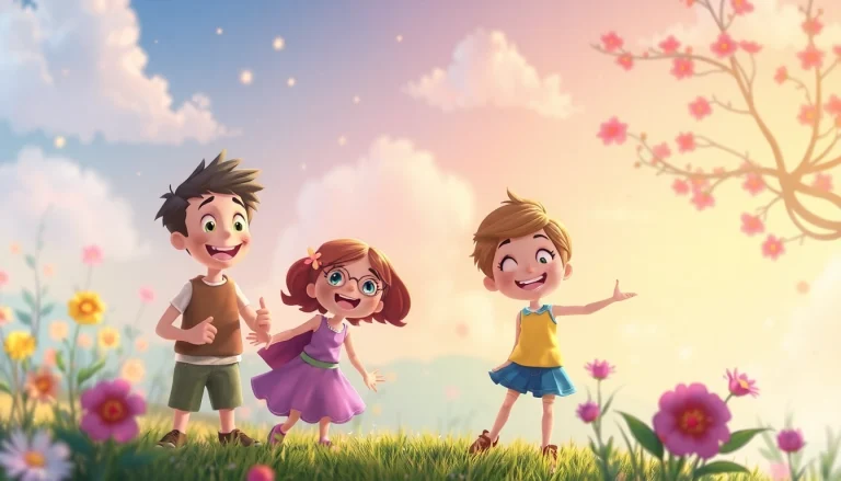 Animate ein aufregendes 2D Animation-Szenario mit lebendigen Farben und kreativen Charakteren für visuelle Erlebnisse.