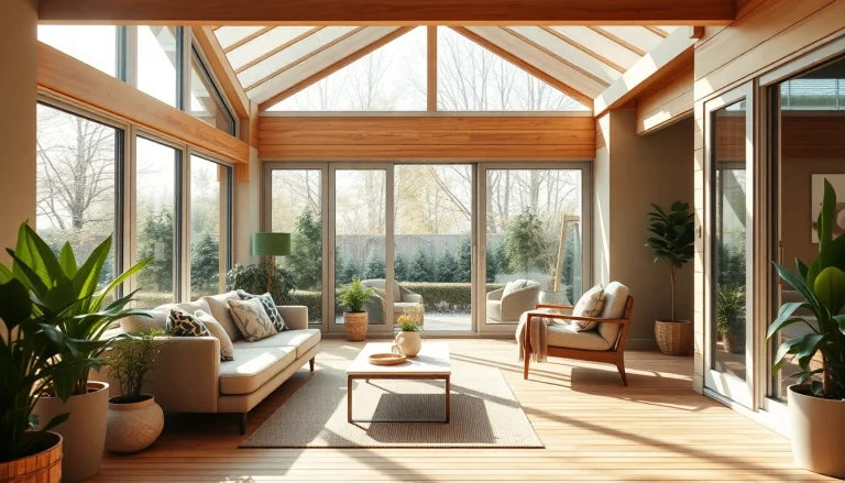 Wintergarten Anbau Wohnzimmer mit hellem Interieur und viel Tageslicht – einladend und funktional.