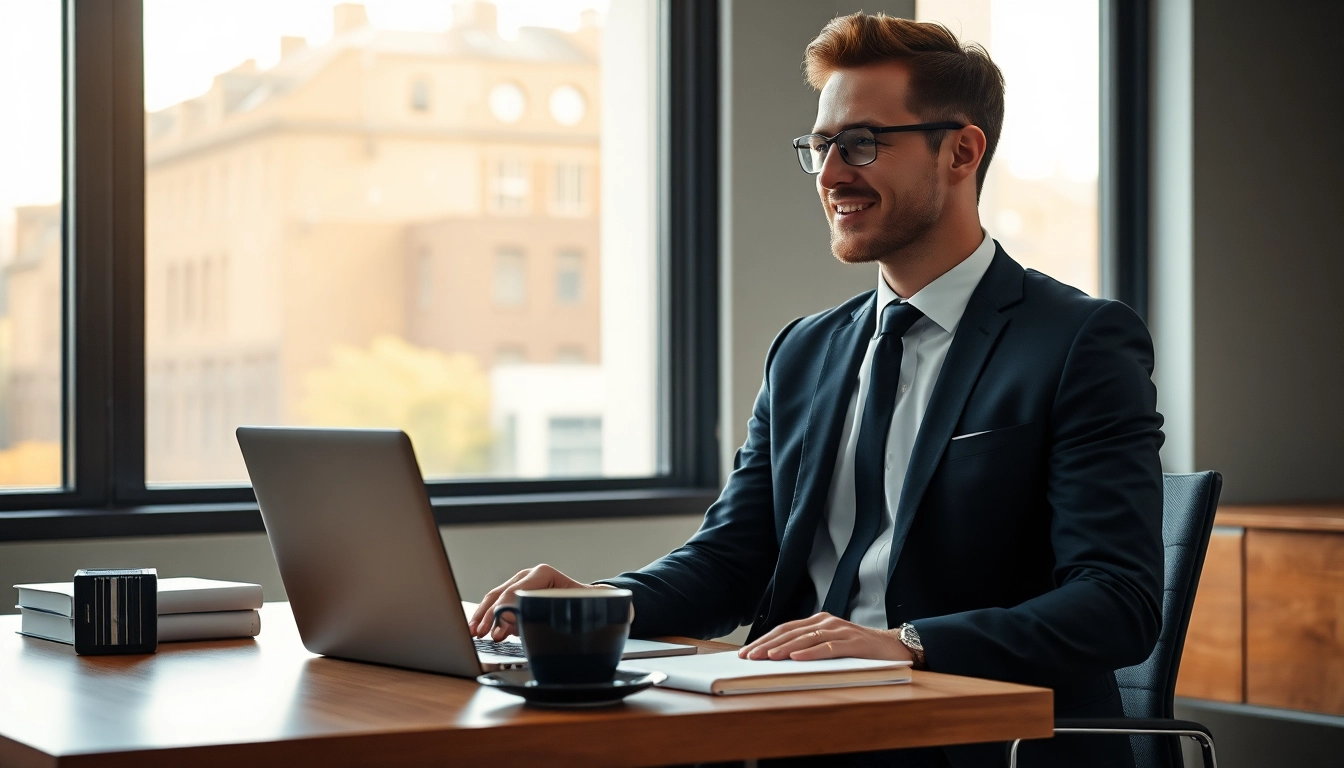 Professioneller Headhunter Berlin bei der Arbeit, um Talente zu rekrutieren.