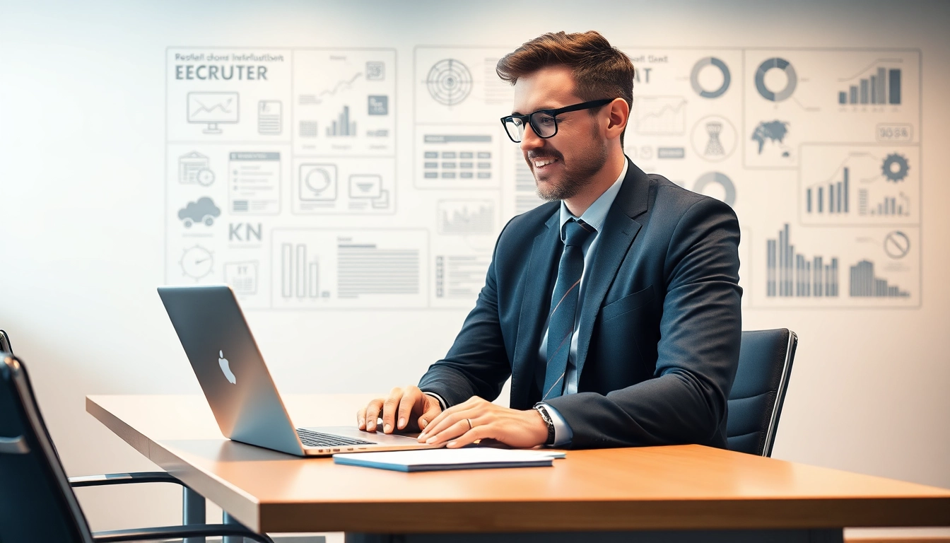 Headhunter IT beim Recruiting von IT-Experten in modernem Büro.